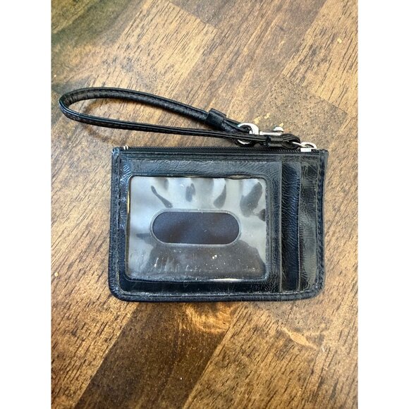 Coach Leopard Print Small Leather Wallet / Wristlet - Picture 4 of 5